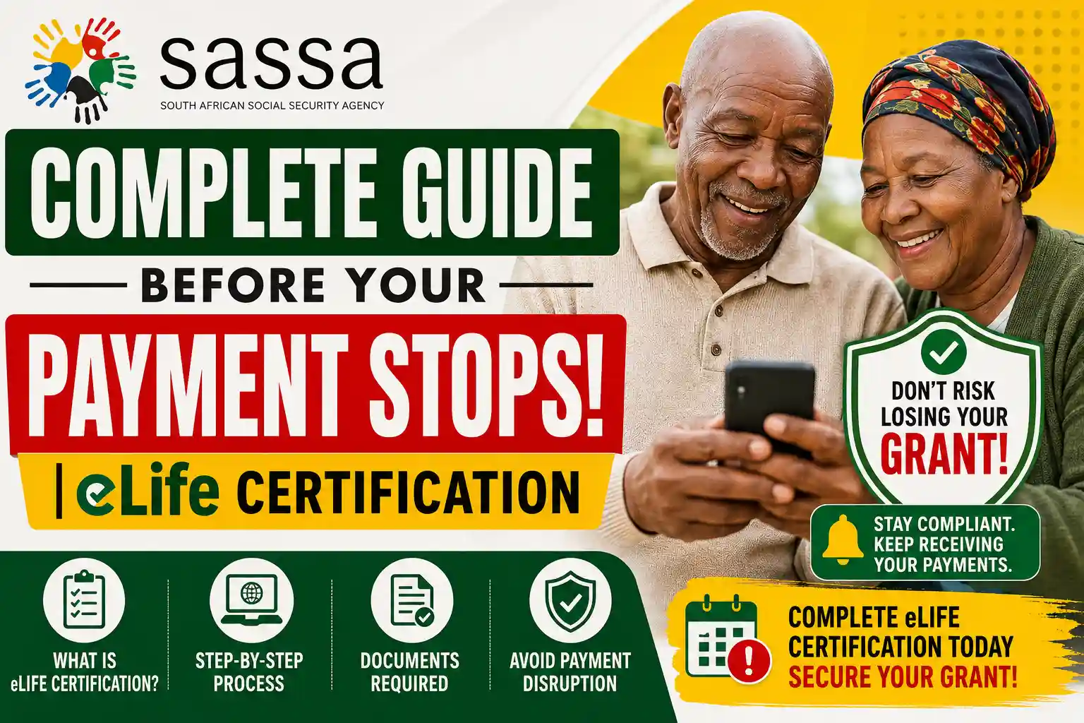 SASSA eLife Certification Guide: Verify Your Grant Before Payment Stops